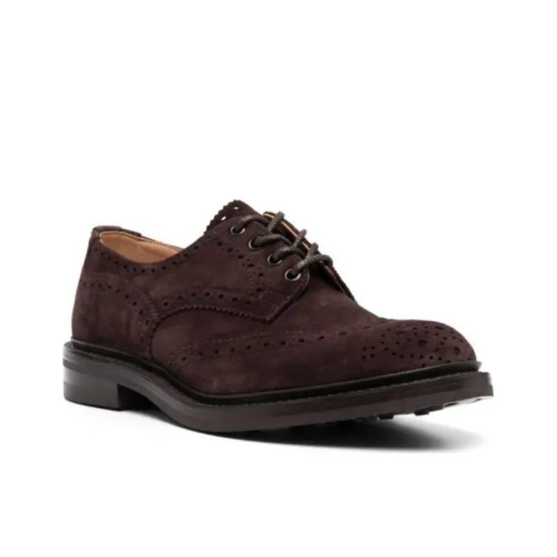 Tricker's Bourton Suede Brogues-2