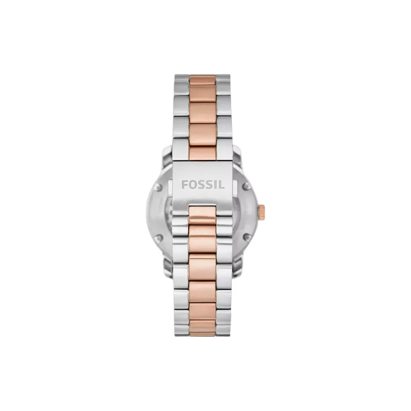 FOSSIL Heritage Collection Wrist Watch Automatic Mechanical Movement Stainless Steel Strap 38mm Silver Dial Unisex-2