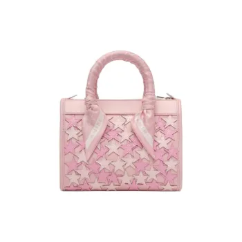 AMIRI Leather Shoulder Bag Crossbody Bag Handbag Women's Pink