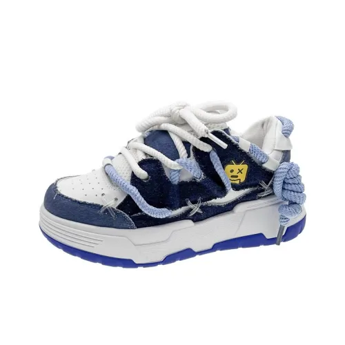 Pretty Tiffin Skateboard Shoes Women's Low-Top Blue