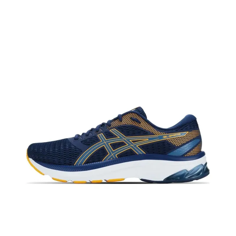 Asics Gel-Sparta Gel-Sparta Gel-Sparta Durable Breathable Low-Top Running Shoes Blue Yellow-0