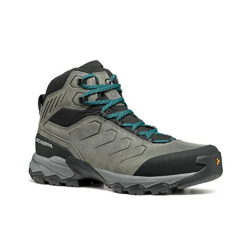 SCARPA Shock Absorbers With Slip Resistant Features High Top Mountaineering Hiking Shoes Men's Black Gray-2