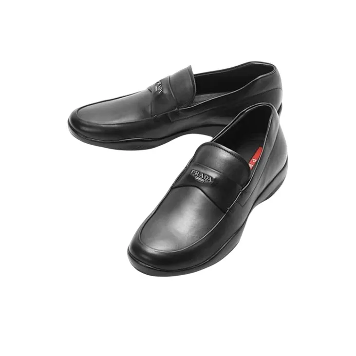 PRADA Men's Casual Shoes Men Low Top Black-2