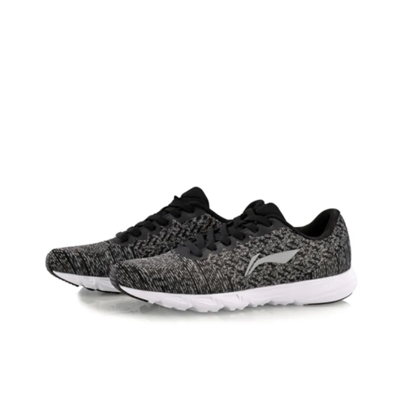 LINING Running Shoes Unisex Low-Top Black/White/Gray-2