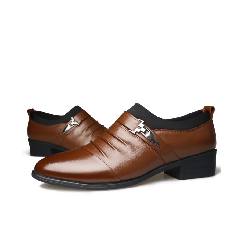 Bindu Dress Shoes Men Low Top Black/Brown-8