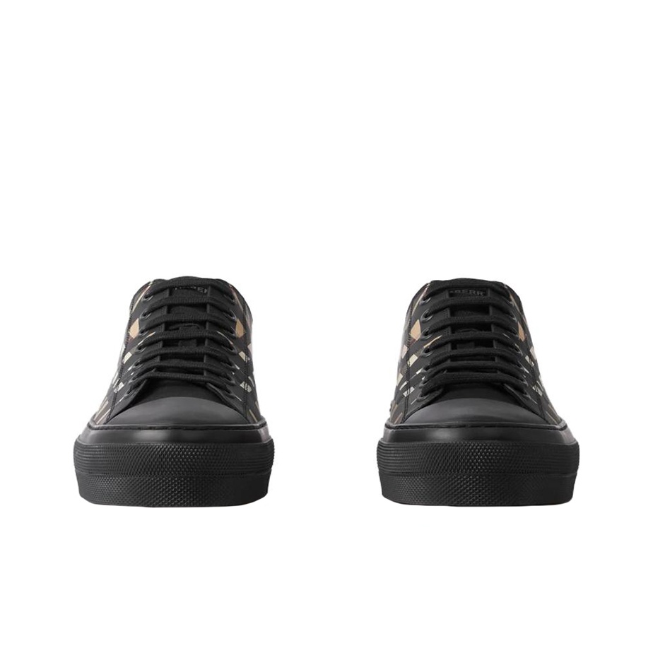 SALE【BURBERRY】Black☆Burton レザー ロートップスニーカー nm_4956351_100020_m