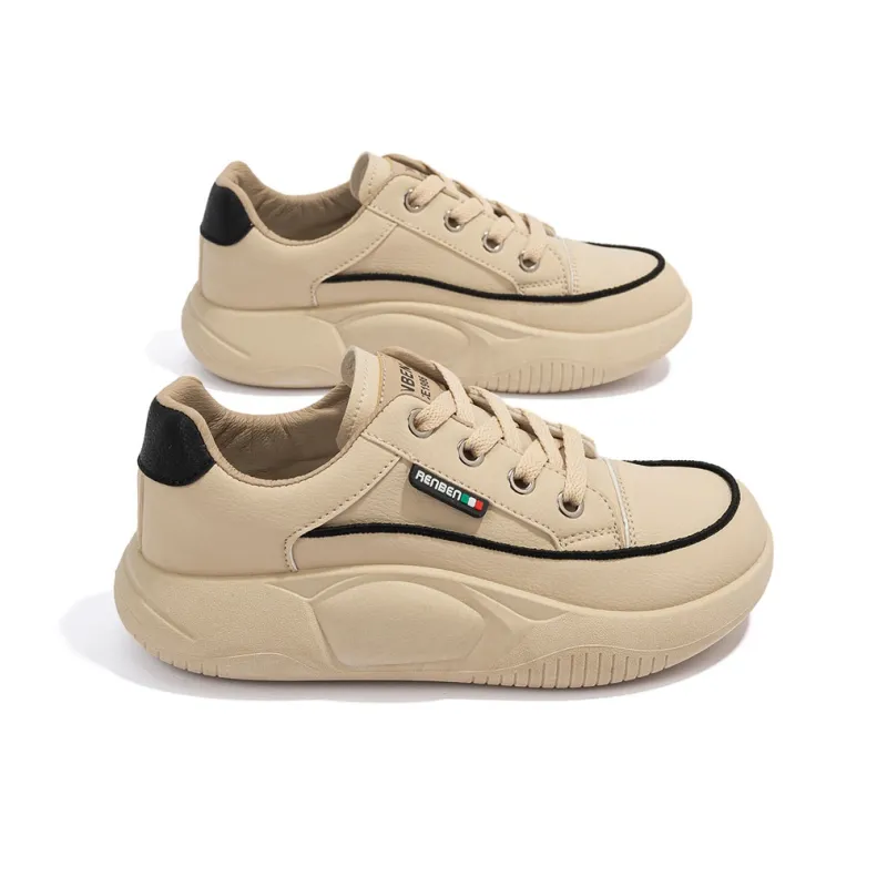 Humanism 1986 Thermal Height Increasing Lightweight Low Top Casual Shoes Women's-18