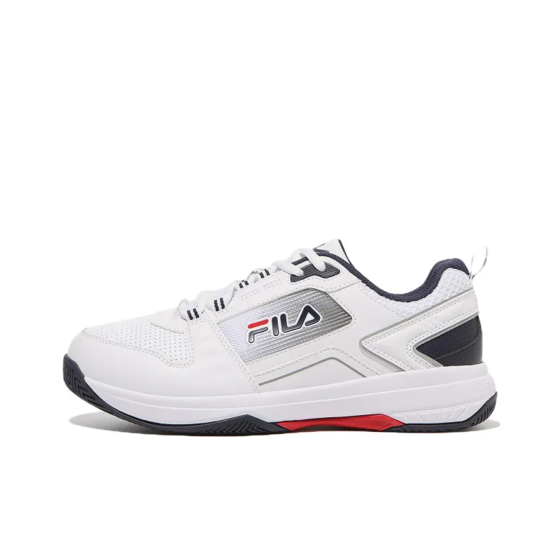 FILA Stroke 2 T3 Stroke 2 T3 Slip Resistant Balance Rebound Low Top Tennis Shoes Unisex White Gray Korean Style-0
