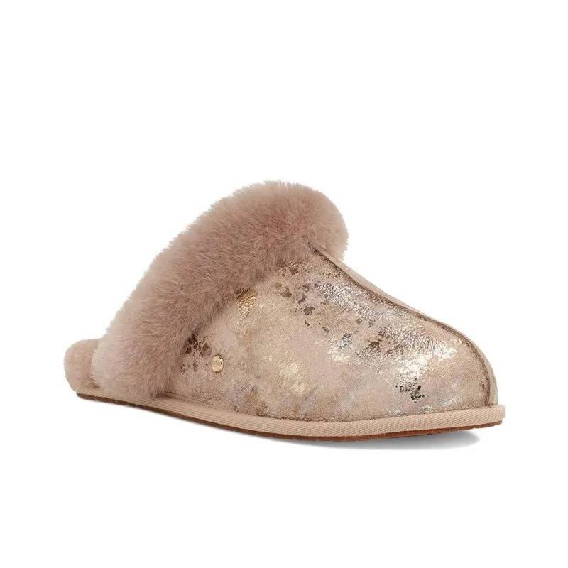 UGG Shearling-trim Slip-on Slippers-2