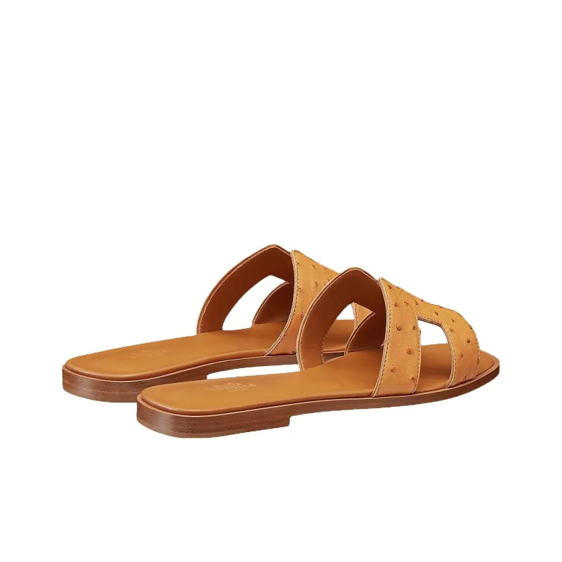 HERMES Oran Stylish Sandals Women's Brown-3