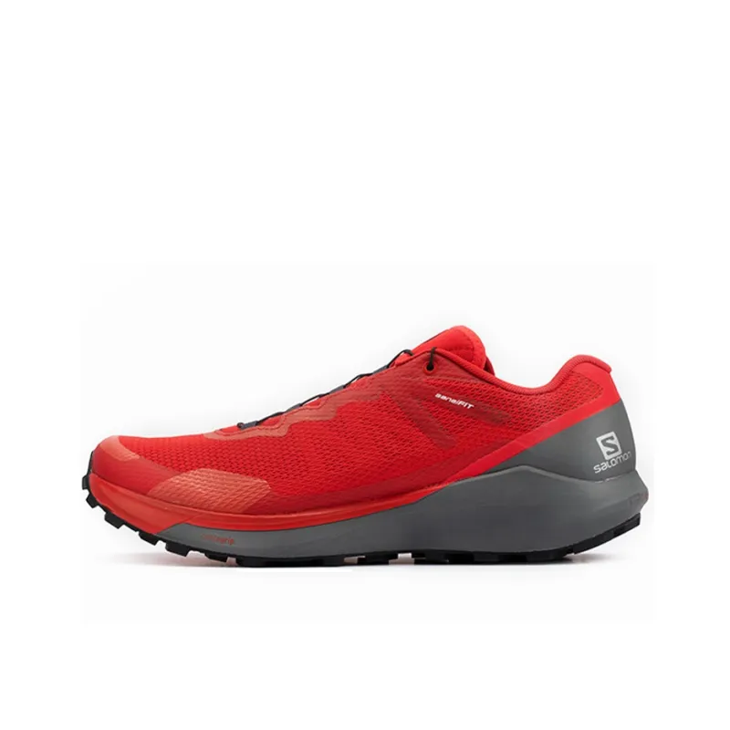 SALOMON SENSE RIDE 3 Running Shoes Men Low-Top Red-0
