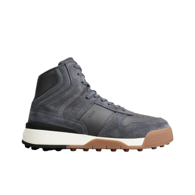 TOD'S High Top Stylish Skateboarding Shoes Men's Gray-1