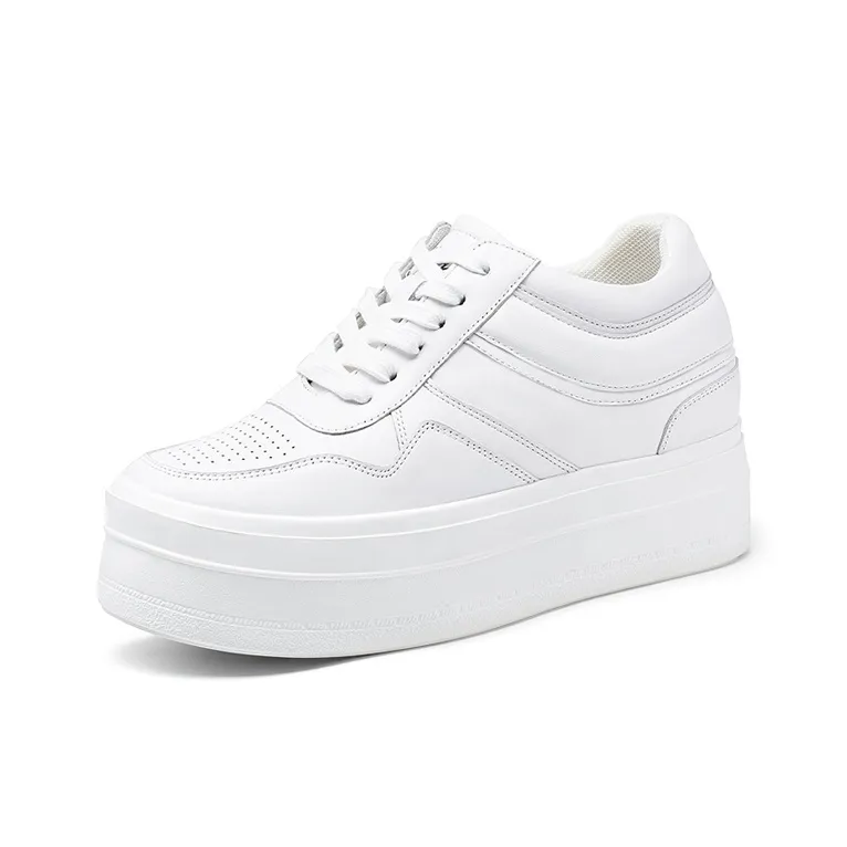He Jinchang Hermo Collection Low Top Skateboard Shoes Women's White-2
