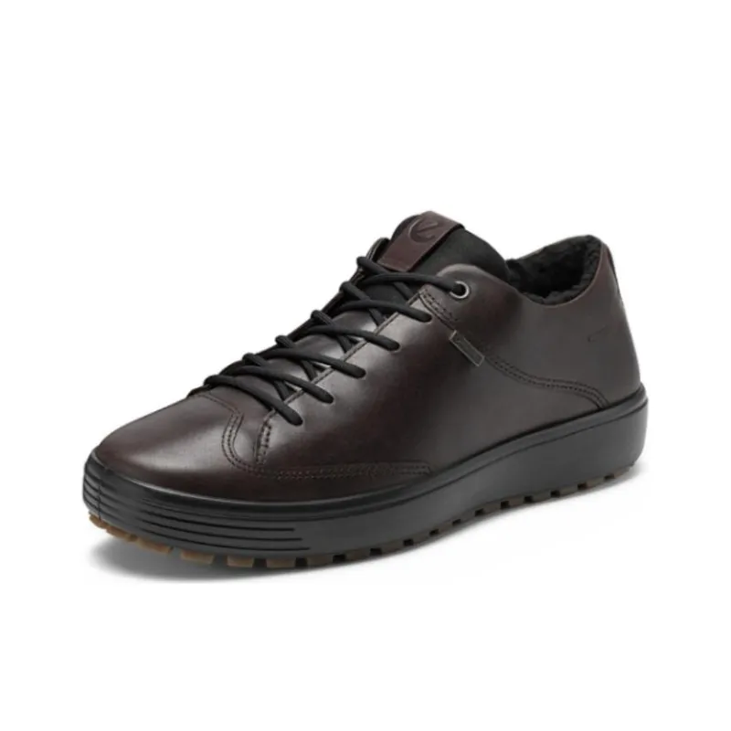 Ecco Soft And Cool Size 7 Stylish Skateboarding Shoes Men's Mocha-1