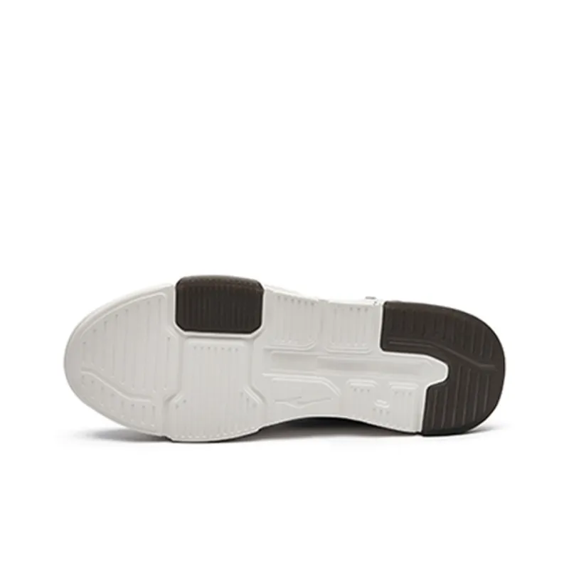Erke Quirky Playful Anti Slip And Wear Resistant Lightweight Low Top Skateboard Shoes Men's White Black-4