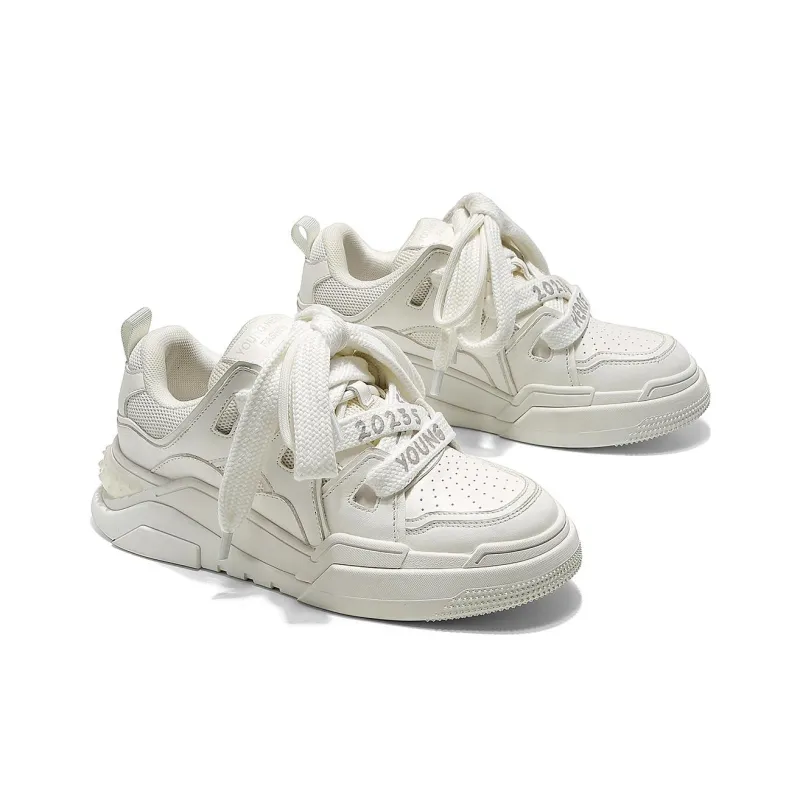 BOSSSUNWEN Low-Top Skateboard Shoes 5cm Women's-2
