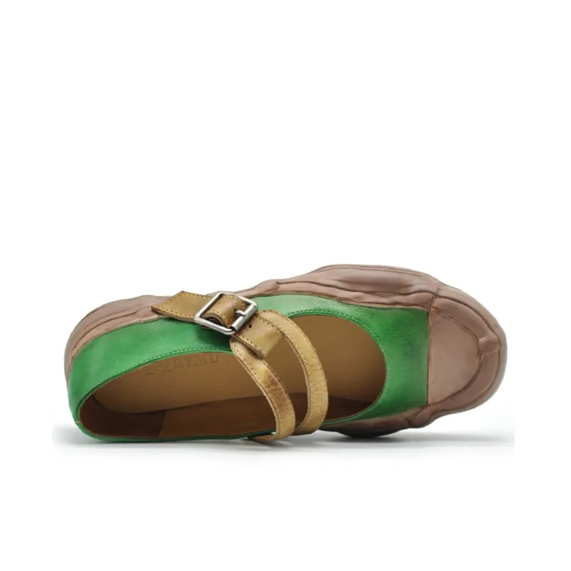 ARTMU Women's Casual Shoes Women's Low Top Green-2