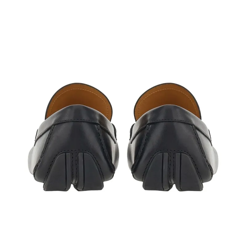 FERRAGAMO Slip on Leather Loafers-3