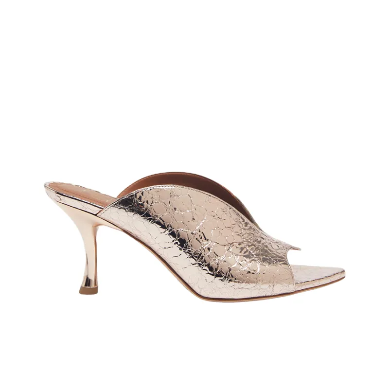 Malone Souliers Henri Slide Slippers 7cm Women's Bronze-1