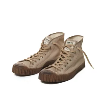 SPALWART Canvas Shoes Unisex High-Top Khaki