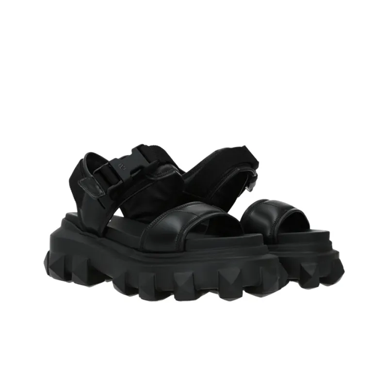 Valentino Beach Sandals Women's Black-3