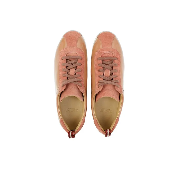 BALLY Anti Slip Wear Resistant Low Top Casual Shoes Women's Blush Color-3