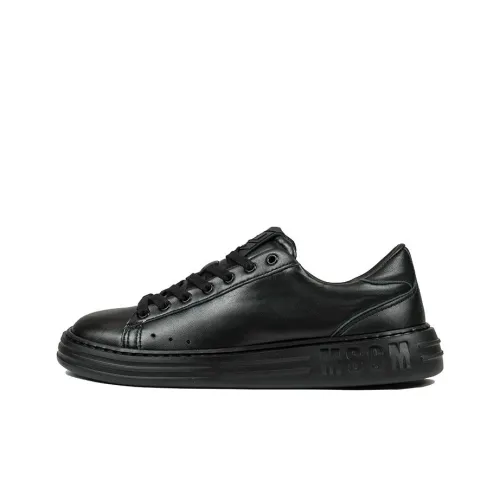 MSGM Skateboard Shoes Men Low-Top Black