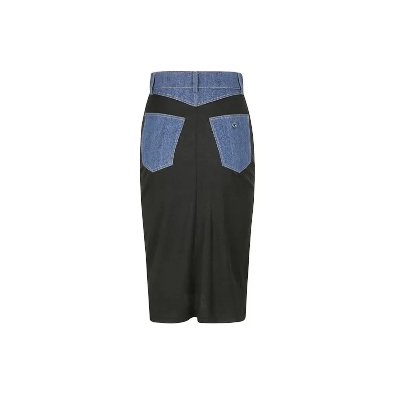 COPERNI Second Skin Rib Denim Skirt-1