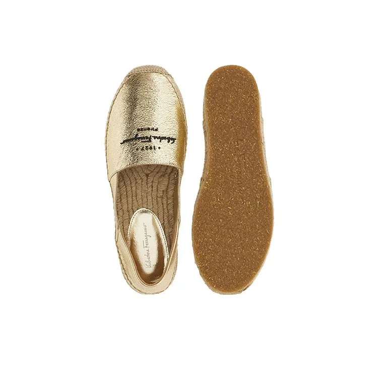 FERRAGAMO Flat Shoes Women's Gold-4
