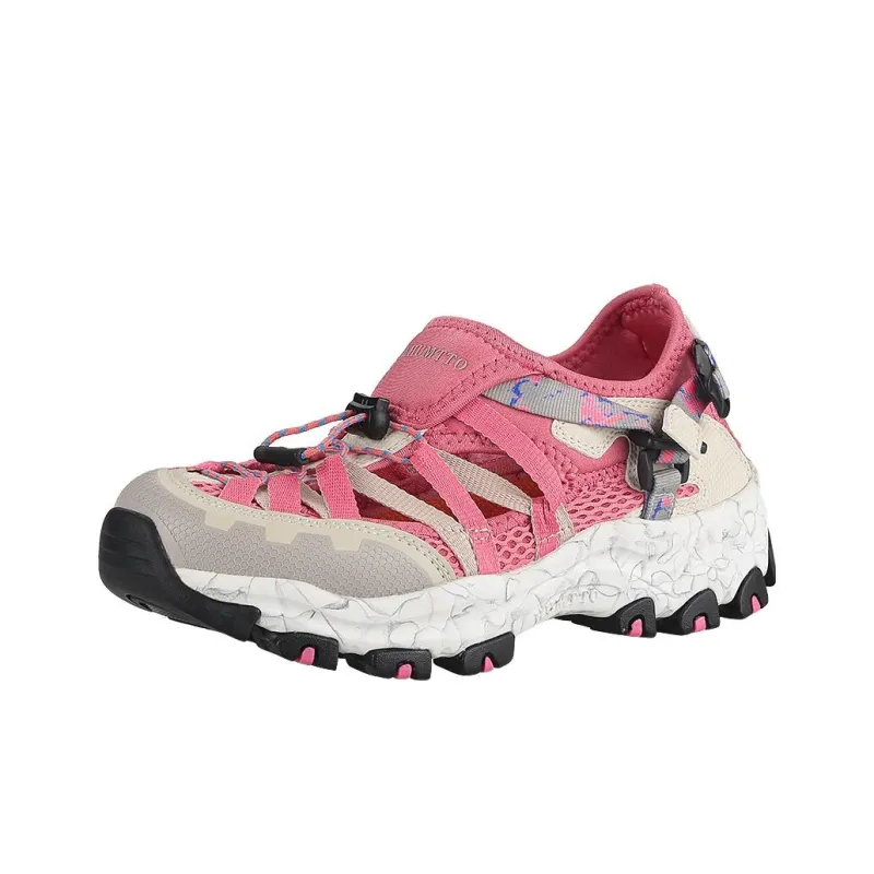 HUMTTO Sports Sandals Women's Peach Red Beige-1