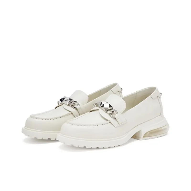 ASH Loafers Women's Low-Top Gray White-1