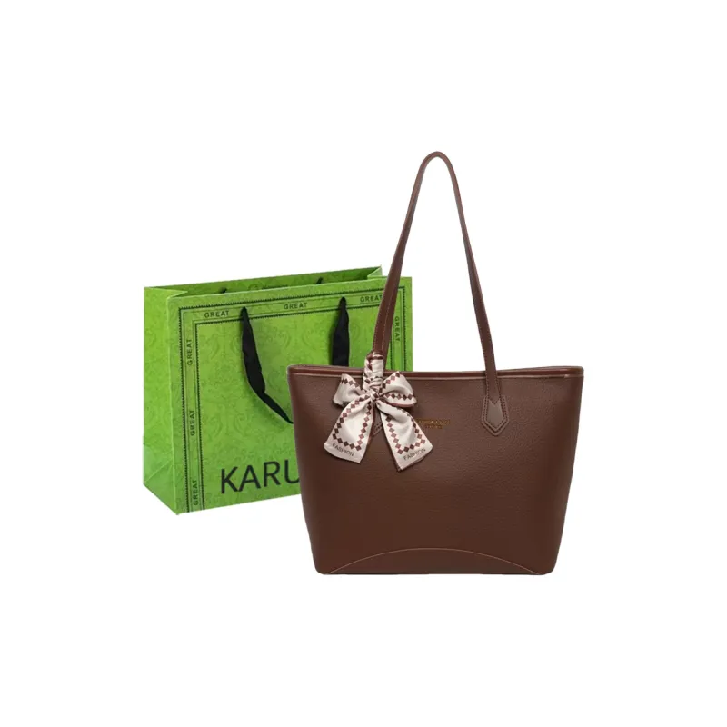KARUISHA PU Handbag, Shoulder Bag Regular Women's Black/Khaki/Ecru/Coffee-17