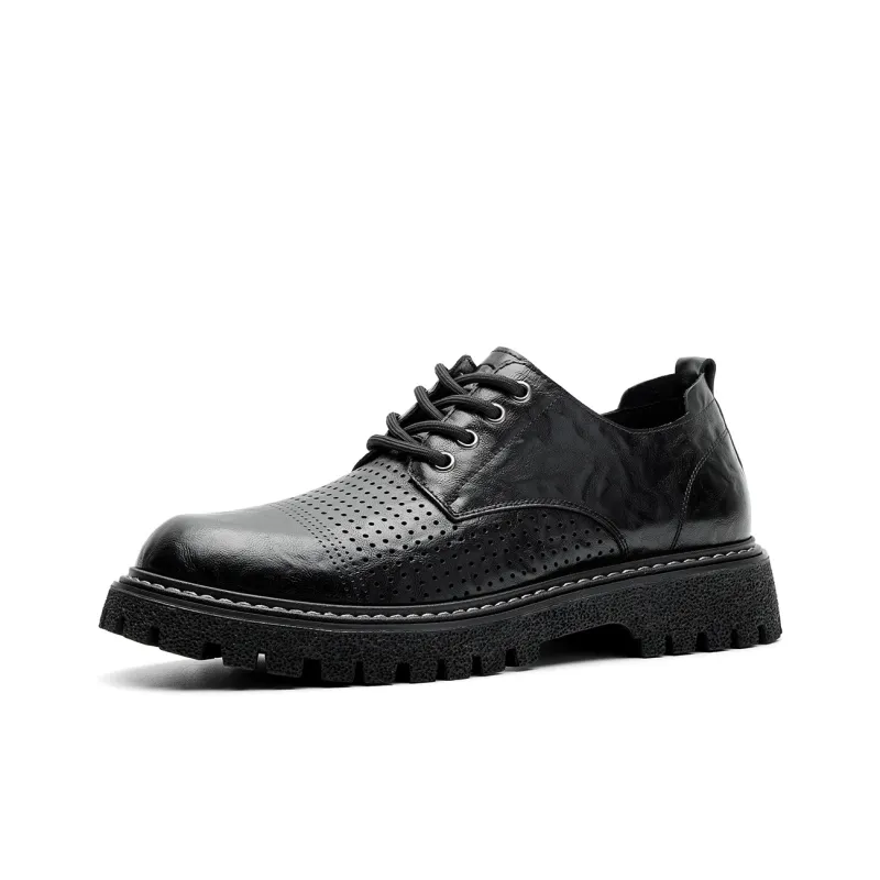 C°BANNER Casual Shoes Men's Black Extra Plus Size-38