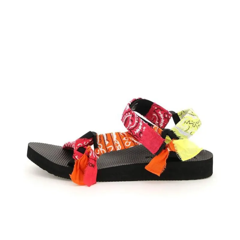 Arizona Love Stylish Sandals Women's Red Orange Yellow-0