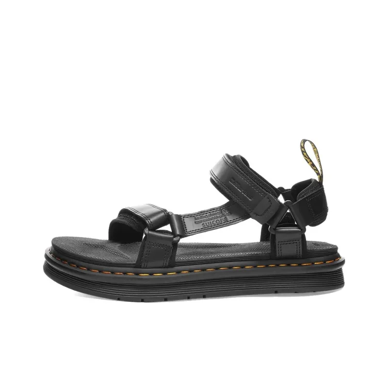 Dr.Martens Suicoke X Depa Leather Strap Sandals 'Black' Women's-0