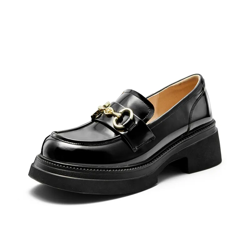 NINE WEST Loafers 5.8cm Women's Black-2