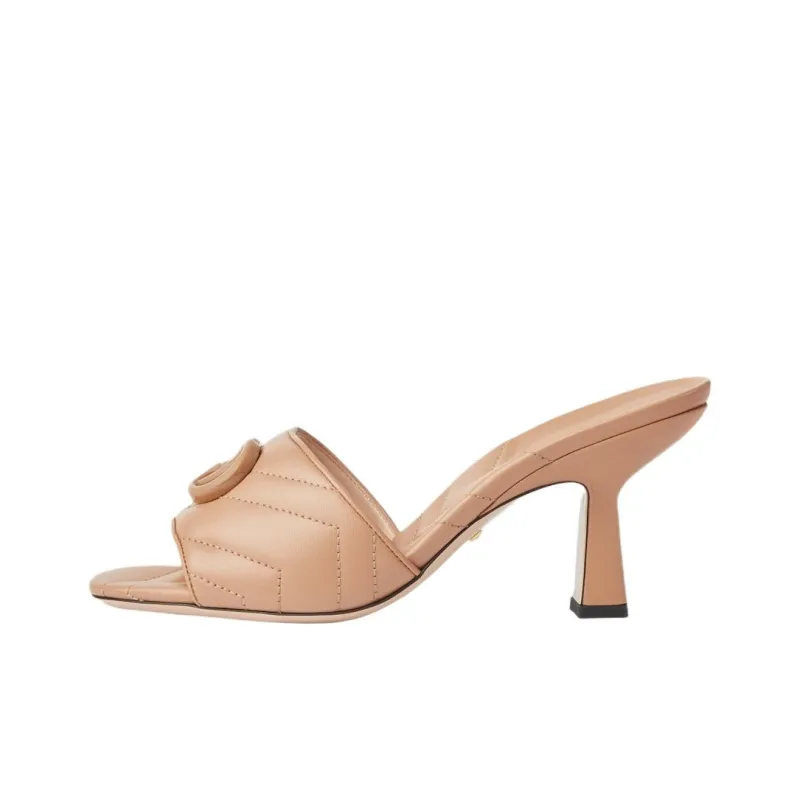 GUCCI Stylish Sandal 7.5cm Women's Nude-0