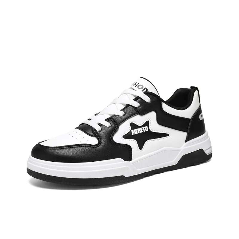 Meiretu Slip Resistant, Abrasion Resistant, Balance, Lightweight Low Top Skateboard Shoes Men's-1