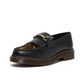 Dr.Martens Adrian Snaffle Hair On Loafer Micro Leopard