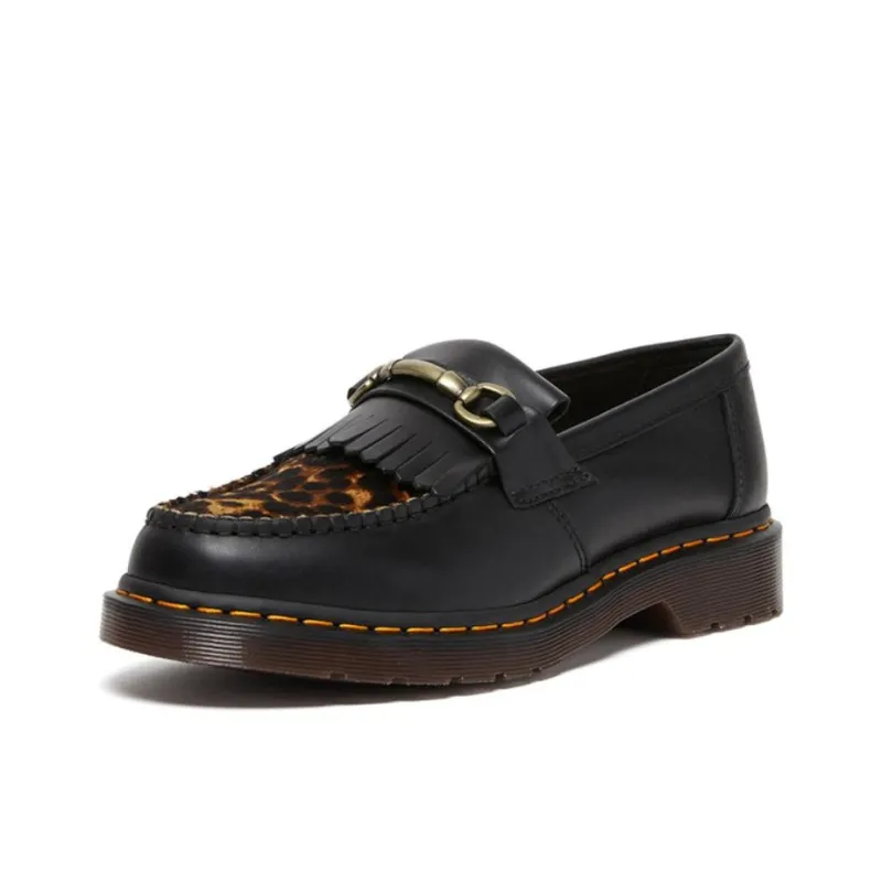 Dr. Martens Adrian Snaffle Hair On Loafer Micro Leopard-0