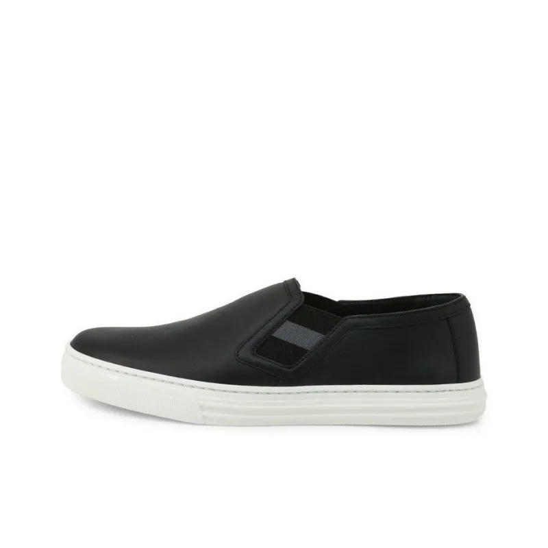 GUCCI Leather Low Black White Women's-0
