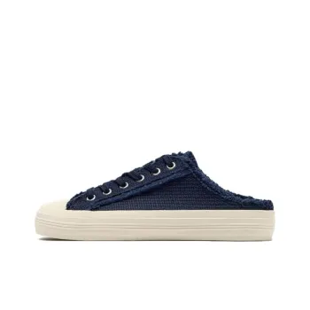 ZARA Quiet Wrap-toe Slippers Women's Marine Blue