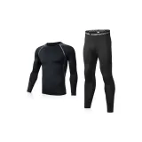 1001 Gray Line+Black Pants[Includes Swimming Cap+Swim Goggles]