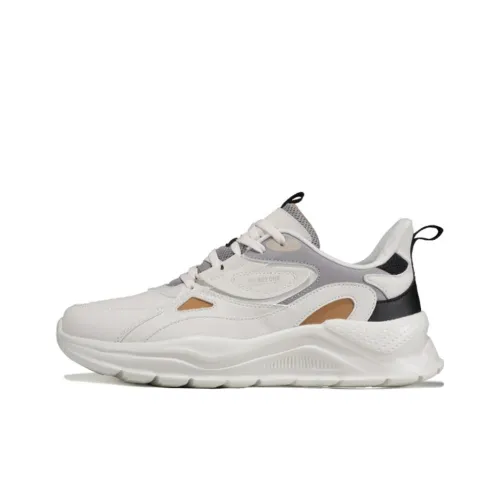 361° Low Top Running Shoes Men's White Gray