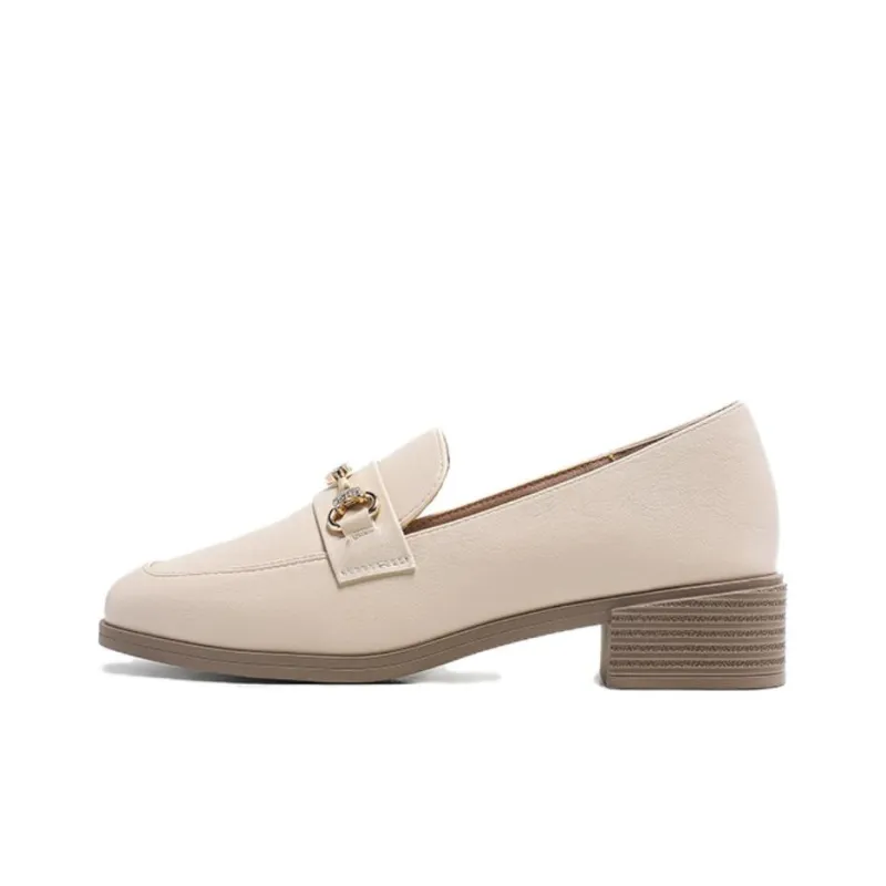 DUSTO Loafers Women's Black/Beige-4