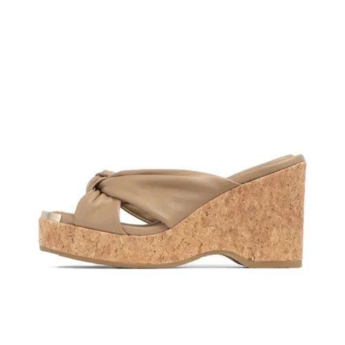 Jimmy Choo Avenue 95mm Wedge Mules