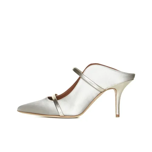 Malone Souliers Maureen 75mm Metallic Mules