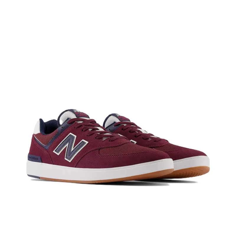 New Balance 574 Court 'Burgundy Navy' Women's-2
