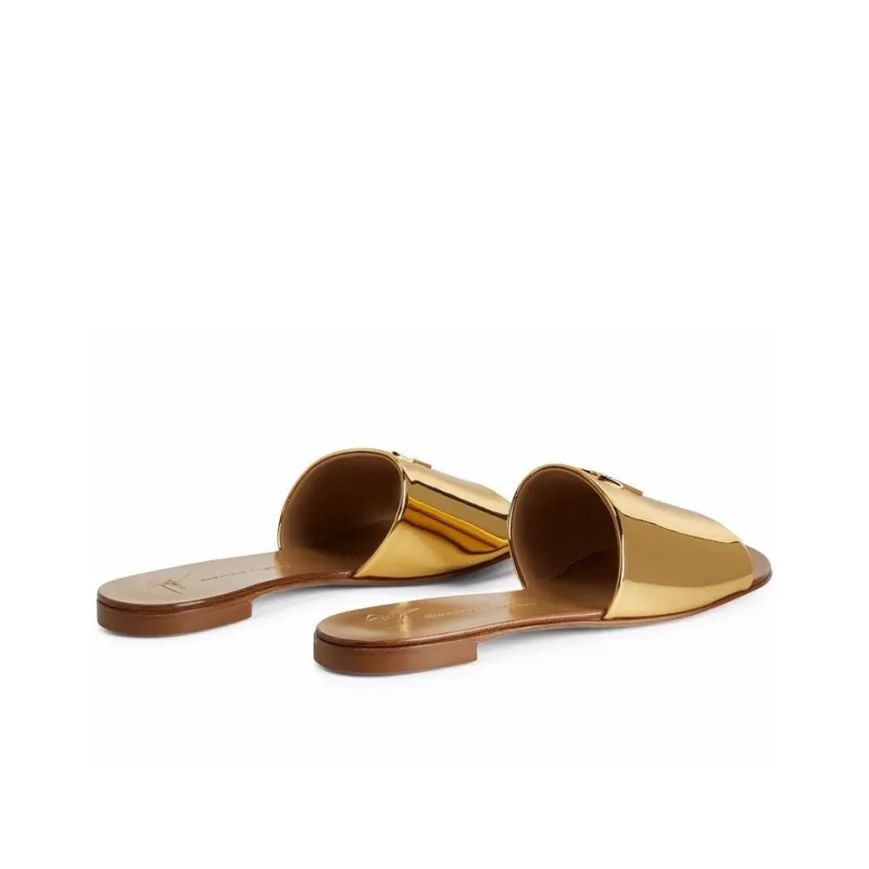 Giuseppe Zanotti Shirley Metallic Slides Women's-3