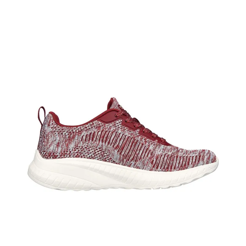 Skechers BOBS Squad Chaos-2Swift Anti-Slip And Wear-Resistant Breathable Low-Top Sports Casual Shoes Women's Red-1